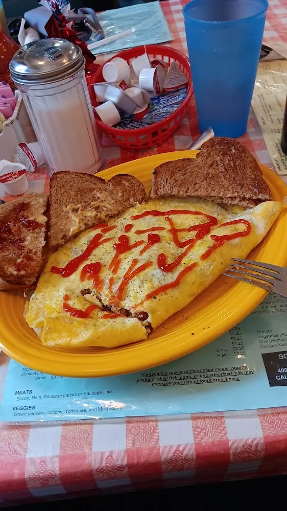 Bacon and Cheese Omelette