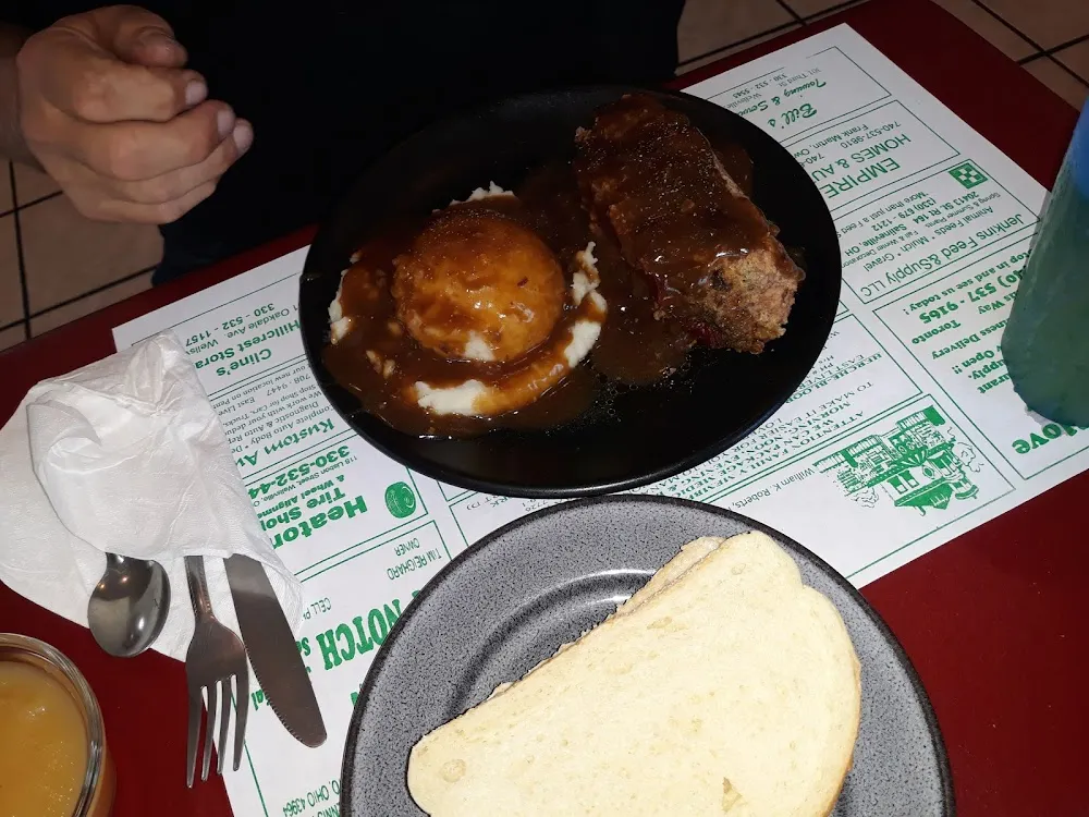 Meatloaf and Mashed Potatoes and Gravy