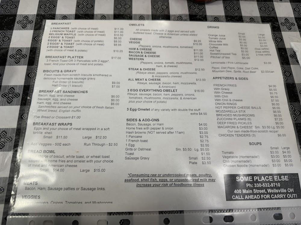 Some Place Else Menu image 3